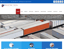 Tablet Screenshot of nationalfleettracking.com